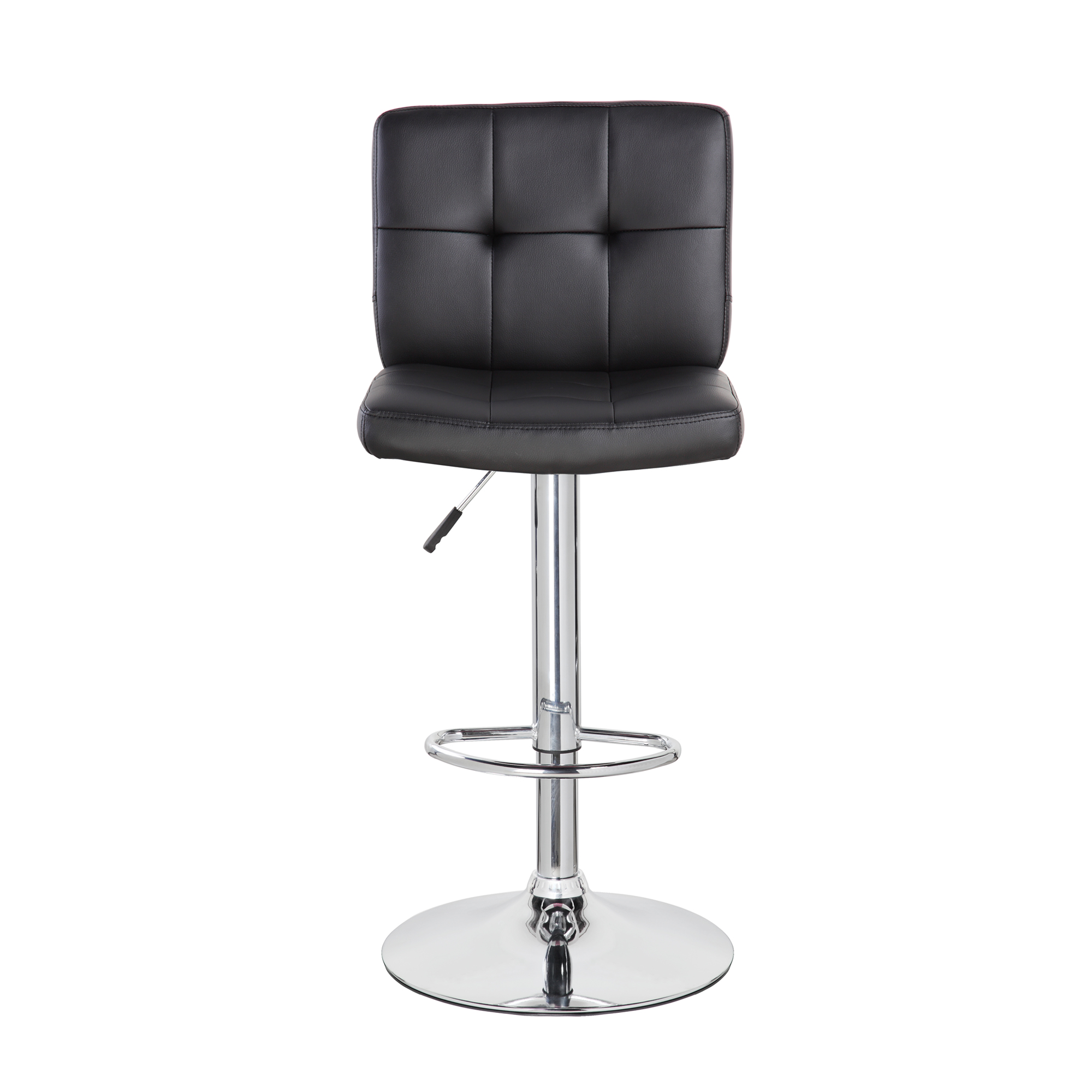 Square Bar Stool with Chrome Footrest (5069PK)