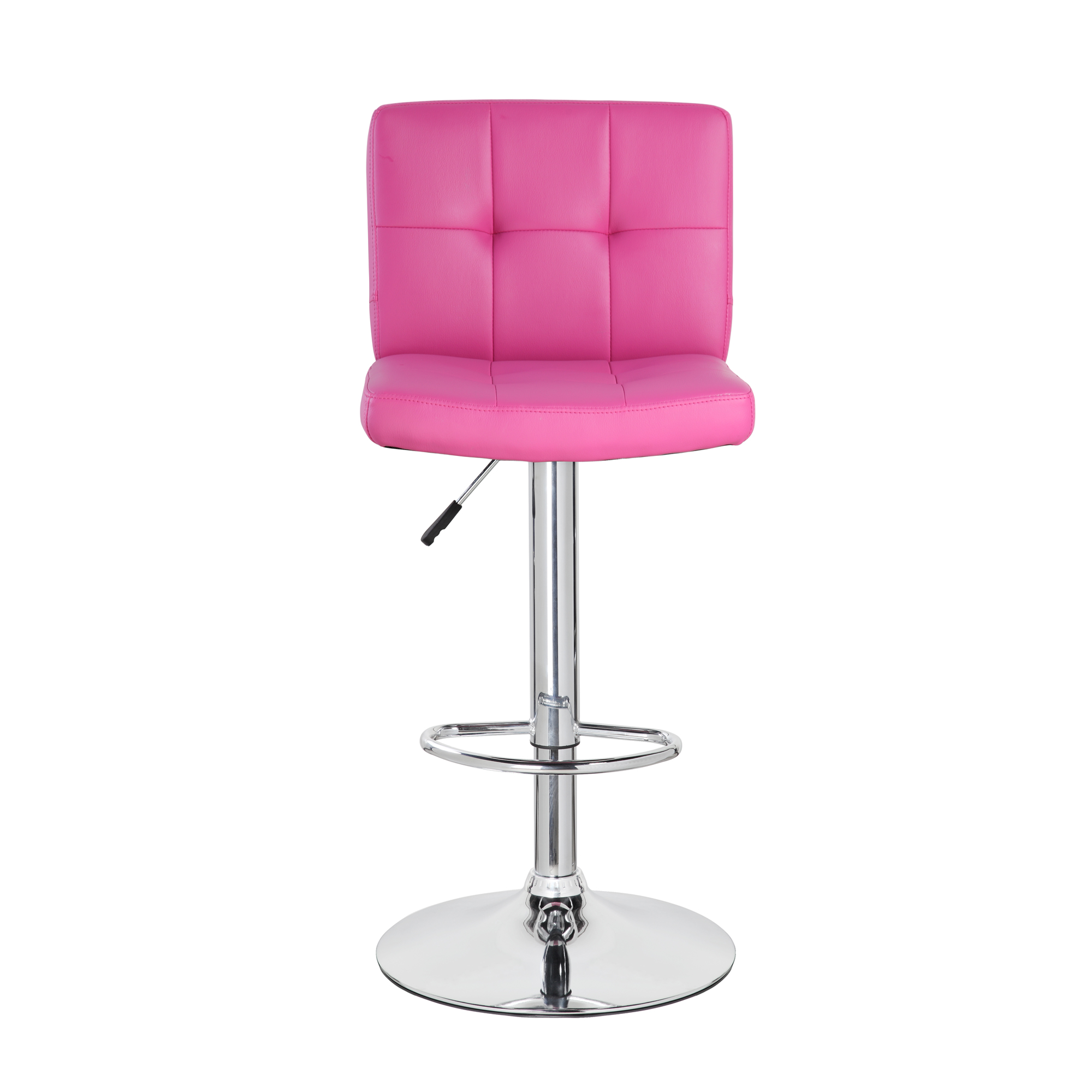 Square Bar Stool with Chrome Footrest (5069PK)
