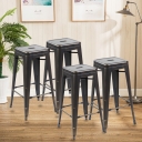Modern Metal Dining Chairs 4pc (3001-30-AGB)