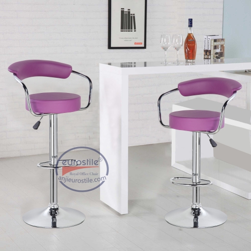 Office Desk Chairs Gaming Chair, Purple Leather Bar Stools