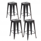 Modern Metal Dining Chairs 4pc (3001-30-ABB)