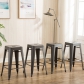 Modern Metal Dining Chairs 4pc (3001-30-MS)
