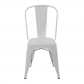 High Back Metal Dining Chair 2pc/4pc(3004-MW)