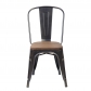 Metal And Wood Bar Stools 4pc (3004PB-MS)