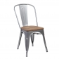 Metal And Wood Bar Stools 4pc(3004PB-AC)