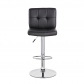 Square Bar Stool with Chrome Footrest (5069-PK)