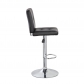 Square Bar Stool with Chrome Footrest (5069-PK)