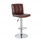 Square Bar Stool with Chrome Footrest (5069-PK)