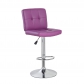 Square Bar Stool with Chrome Footrest (5069-BK)