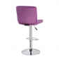 Square Bar Stool with Chrome Footrest (5069-PK)