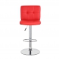 Square Bar Stool with Chrome Footrest (5069-PK)