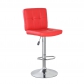 Square Bar Stool with Chrome Footrest (5069-PK)