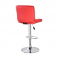 Square Bar Stool with Chrome Footrest (5069-PK)