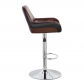 Faux Leather Modern Counter Stools (5080-BK)