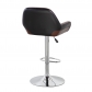 Faux Leather Modern Counter Stools (5080-BK)