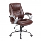 Faux Leather Office Chairs (9127M-BR)